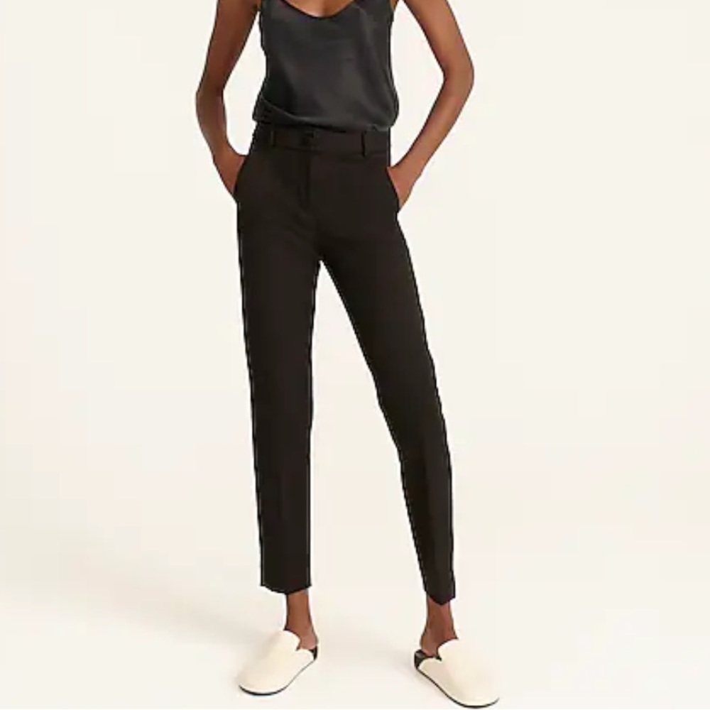 J Crew High Rise Black Cameron Pants